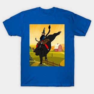 Rodeo Riding On A Bull T-Shirt